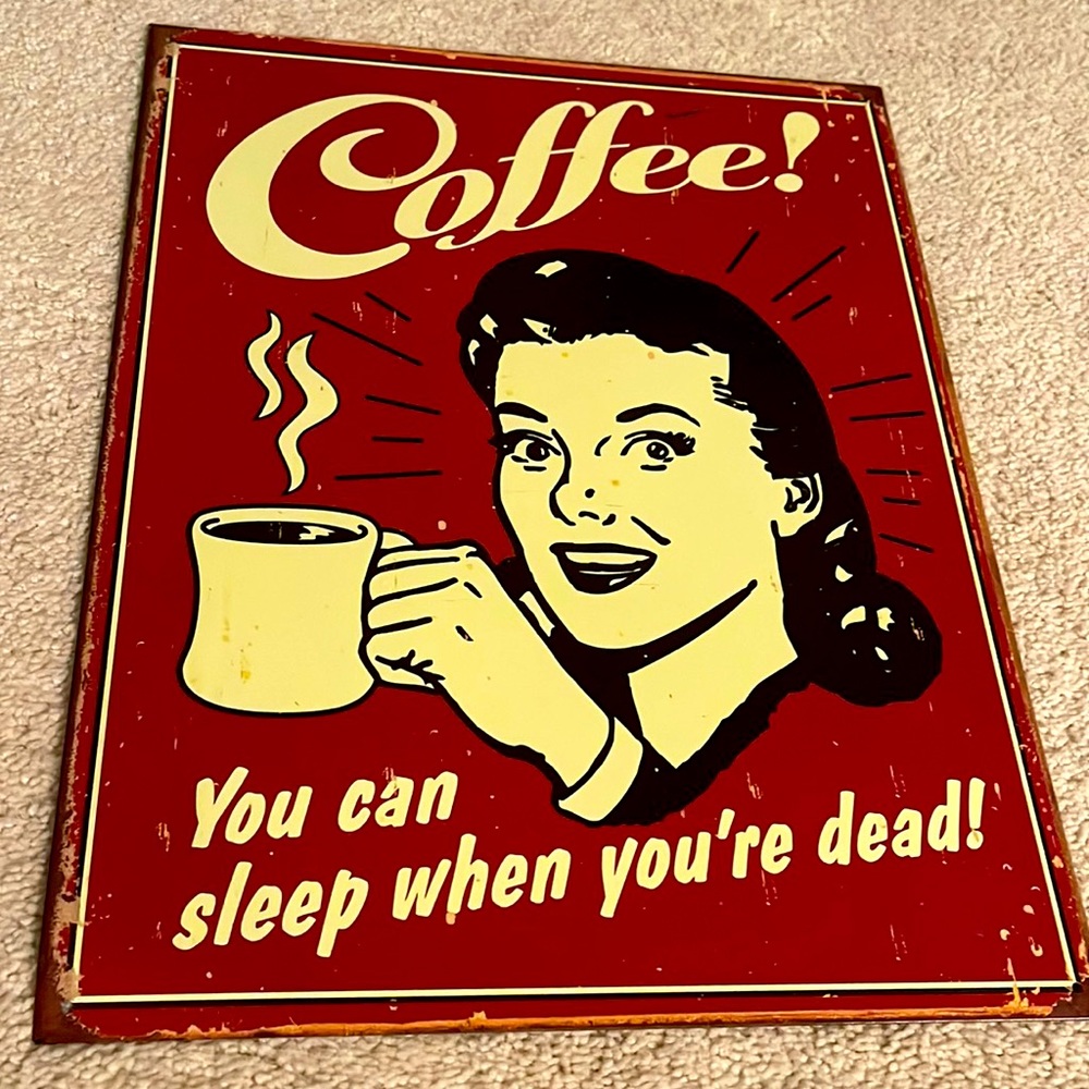 Vintage Kitchen Tin Sign